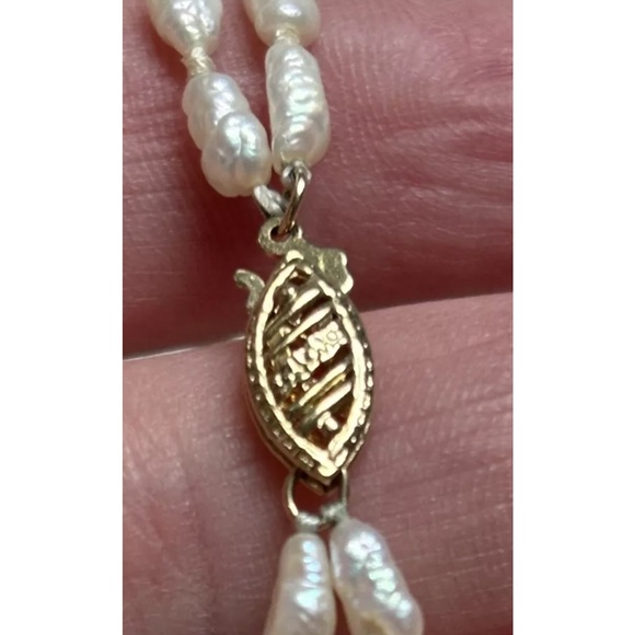 14k pearl bracelet - Picture 3 of 5